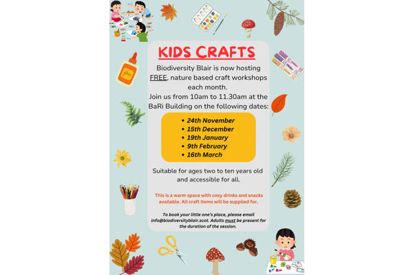 Biodiversity Blair Kids Crafts